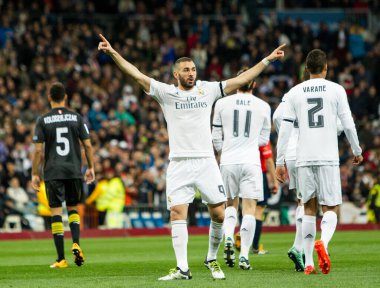 İspanya Futbol Ligi maçı Real Madrid CF ile Sevilla FC 20 Mart 2016 tarihinde Madrid 'deki Santiago Bernabeu Stadyumu' nda karşı karşıya geldi..