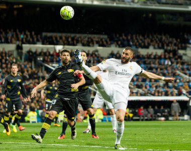 İspanya Futbol Ligi maçı Real Madrid CF ile Sevilla FC 20 Mart 2016 tarihinde Madrid 'deki Santiago Bernabeu Stadyumu' nda karşı karşıya geldi..
