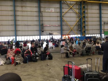 Belçika, Brüksel Havalimanı Mahsur Kalmış Yolcular