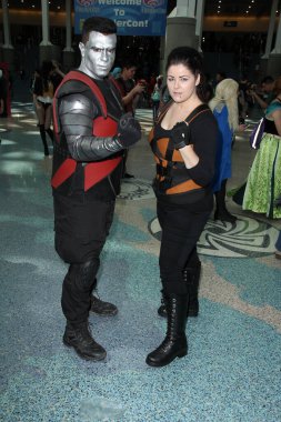 Los Angeles, CA - 25 Mart 2016: Wondercon, Los Angeles Kongre Merkezi Cosplayers