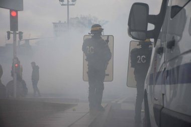 FRANCE PARIS - LABour Demonstrasyonundaki ayaklanmalar