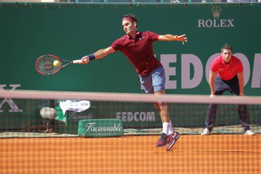 MONACO, Monte-Carlo: Monte-Carlo ATP Masters Series turnuvasında tenis maçı 15 Nisan 2016 tarihinde Monaco 'da. 