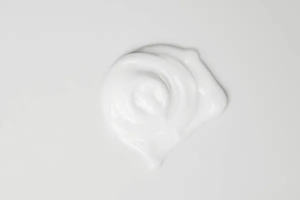 Splash White Cream Isolated White Background — Stock Photo, Image
