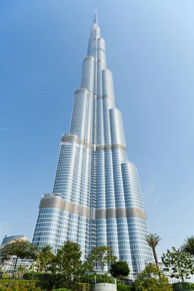 Burj Khalifa Torre Mais Alta Mundo Centro Burj Dubai — Fotografia de Stock
