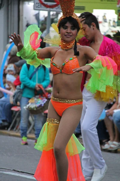 Dia Tiro Tempo Incrível Desfile Carnaval — Fotografia de Stock