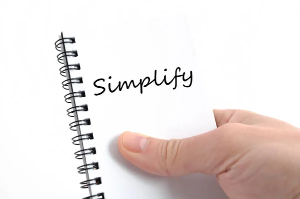 Business Note Simplify Close — Stock Photo, Image