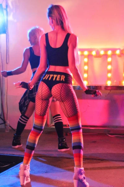美国加利福尼亚州威尼斯 2016年4月5日 拉巴雷达斯在她的新歌 Jitter 的音乐录影带集 位于加利福尼亚州威尼斯的一个私人地点 — 图库照片