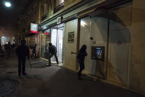 Massendemonstration Nuit Debout Paris — Stockfoto