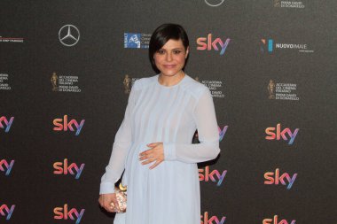 Roma, İtalya - 18 Nisan: 60 'da. David di Donatello töreni 18 Nisan 2016 'da İtalya, Roma' da