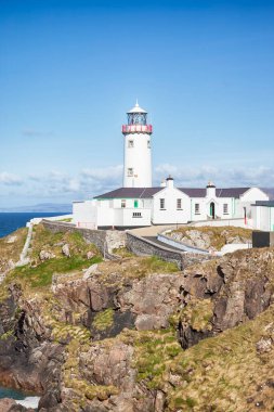 Fanad Head deniz feneri arka planı 