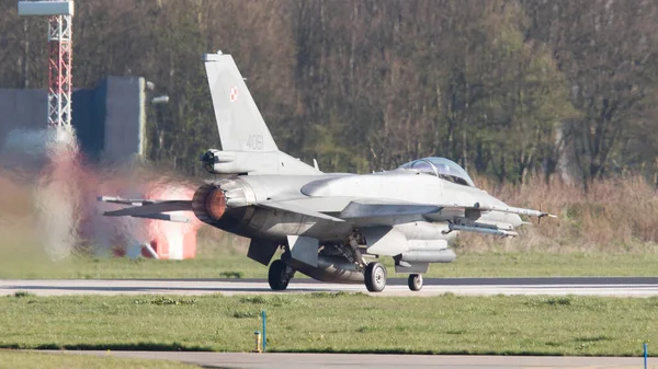 Leeuwarden Netherlands April 2016 Polish Air Force — 图库照片