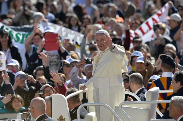 Vatican Pope Francis Audience — Stock Photo, Image