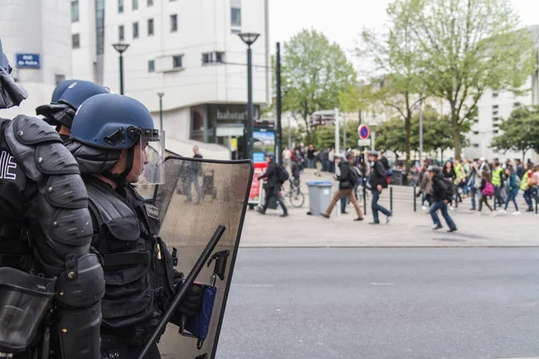 France Paris Mart 2016 Paris Fransız Hükümetinin Planlanan Çalışma Yasası — Stok fotoğraf