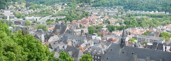 Hermosa Vista Marburg Hesse Alemania — Foto de Stock
