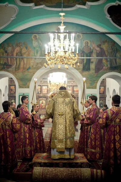 모스크바의 베드로 대수도원에서 머큐리와 정교회 — 스톡 사진