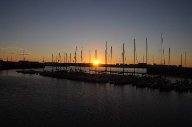 Günbatımı Reykjavik, İzlanda