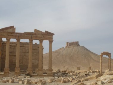 Palmyra Kalesi 'nin güzel manzarası