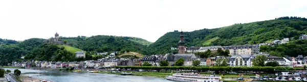 Hermosa Vista Del Río Mosel Cochem Alemania —  Fotos de Stock