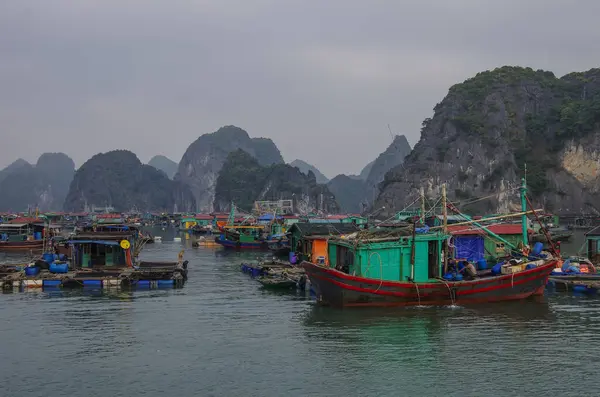 Залив Лонг Вьетнам Января 2015 Вид Бухту Лонг — стоковое фото