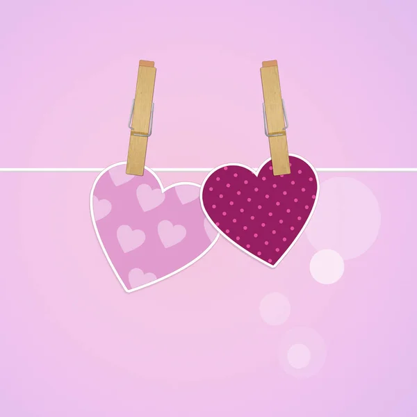 Srdce Valentýna — Stock fotografie