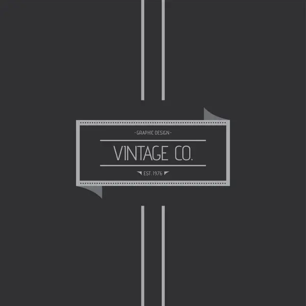 Illustration Vintage Label Theme — Stock Photo, Image