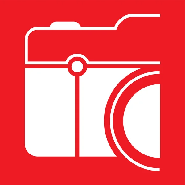 Illustration Photography Theme Logotype — Stock Photo, Image