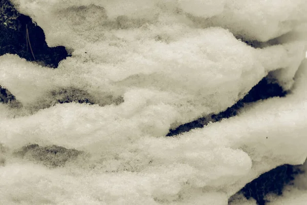 Paese Delle Meraviglie Bianco Invernale Bellissimo Sfondo Naturale — Foto Stock