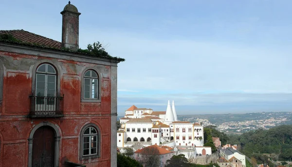 Деталь Старого Здания Синтра Португалия — стоковое фото