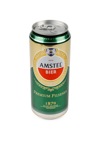 Amstel Birası Beyaz — Stok fotoğraf