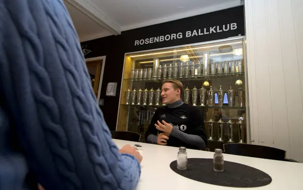 Entretien Avec Jonas Svensson Rosenborg Été Nommé Joueur Année Reçu — Photo
