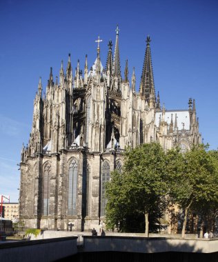 Köln, Almanya 'da güzel mimari ve şehir manzarası 