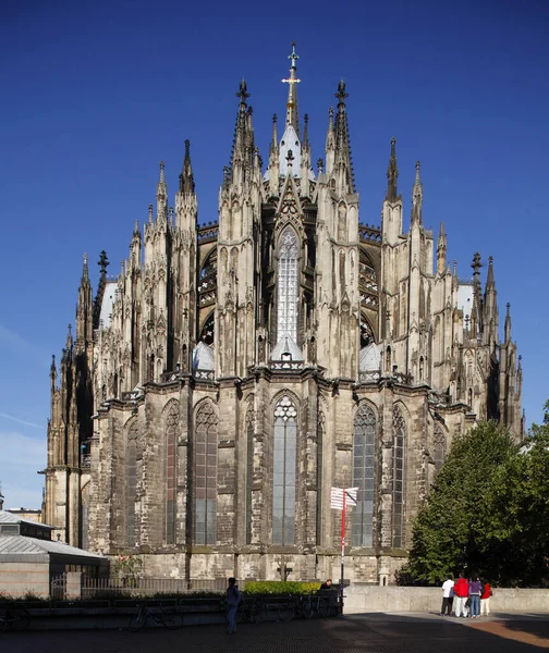 Köln, Almanya 'da güzel mimari ve şehir manzarası 