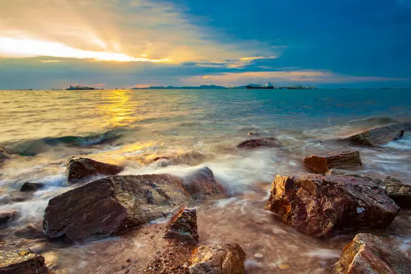 Beautiful Sea Scape Sunset — Stock Photo, Image