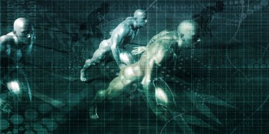 Arka planda Sanal İşgücü kavramı, kapat