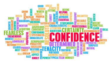 Güven Word Cloud kavramı