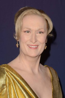 Meryl Streep 'in balmumu figürü Madam Tussauds' un yeni giydiği Meryl Streep figürünü tanıtıyor. 2012 Oscar, TCL Chinese 6, Hollywood, CA 'da giydiği elbiseyi giyiyor.      