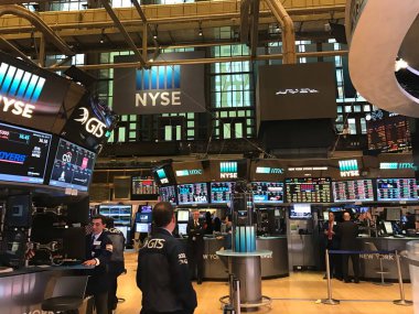 Wall Street, NYSE, New York Borsası, Brsen, aksjer, aksje, aksjemegler