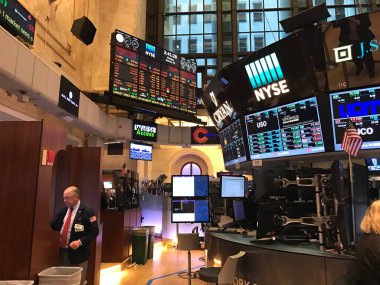 Wall Street, NYSE, New York Borsası, Brsen, aksjer, aksje, aksjemegler