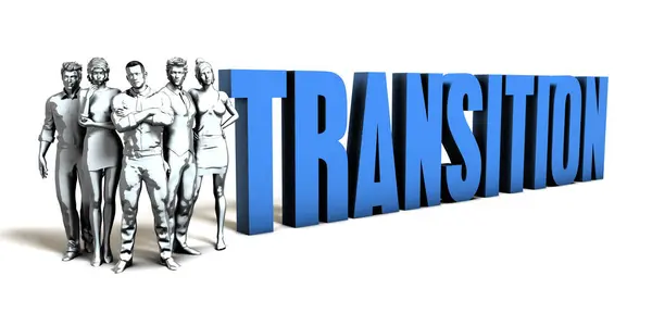 Transition Business Concept Background — Stock Photo, Image