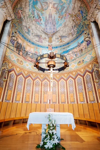 Interior Tibidabo Church Expiatori Del Sagrat — Stock Photo, Image