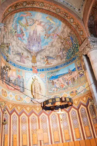 Interior Tibidabo Church Expiatori Del Sagrat — Stock Photo, Image