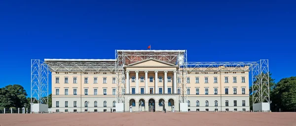 Smuk Udsigt Det Kongelige Palads Oslo Norge - Stock-foto