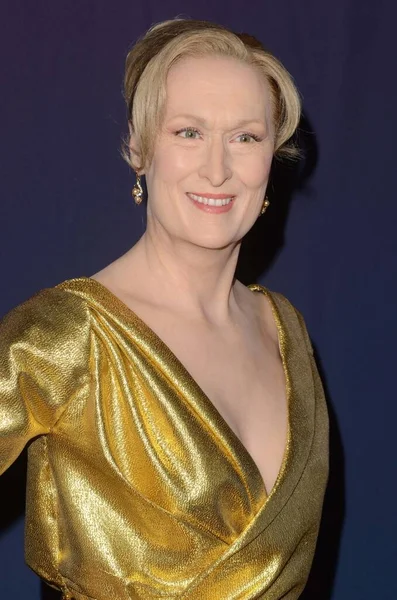 Meryl Streep Figura Woskowa Madame Tussauds Hollywood Odsłania Nowo Ubraną — Zdjęcie stockowe