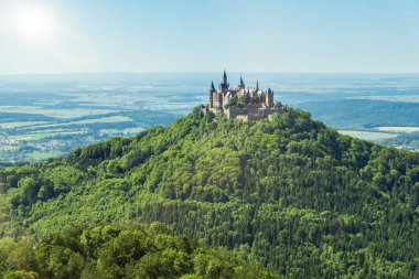 Hohenzollern Kalesi 'nin güzel manzarası