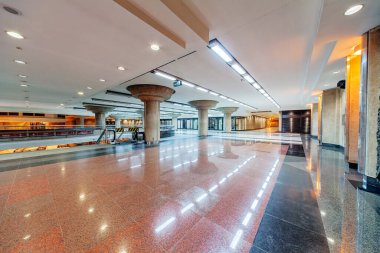 Metro istasyonu görünümünün içi