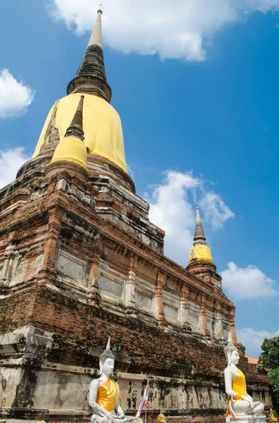 Wat Yai Chai Mongkol Ovviamente Uno Dei Templi Più Importanti — Foto Stock