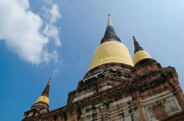 Wat Yai Chai Mongkol Thailand — Stock Photo, Image