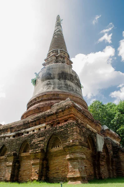 Wat Yai Chai Mongkol Thailandia — Foto Stock