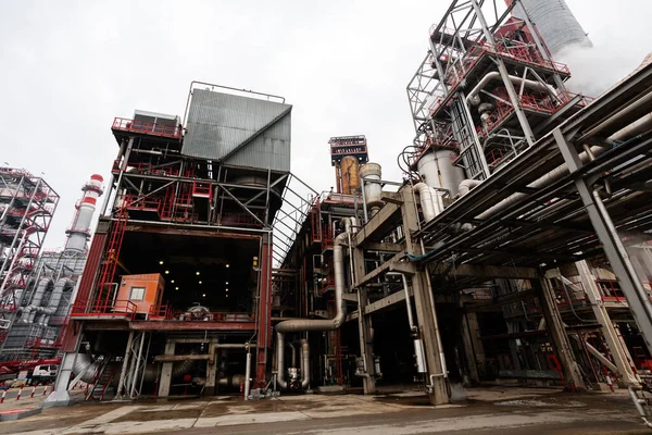 Impianto Produzione Raffineria Contesto Industriale — Foto Stock