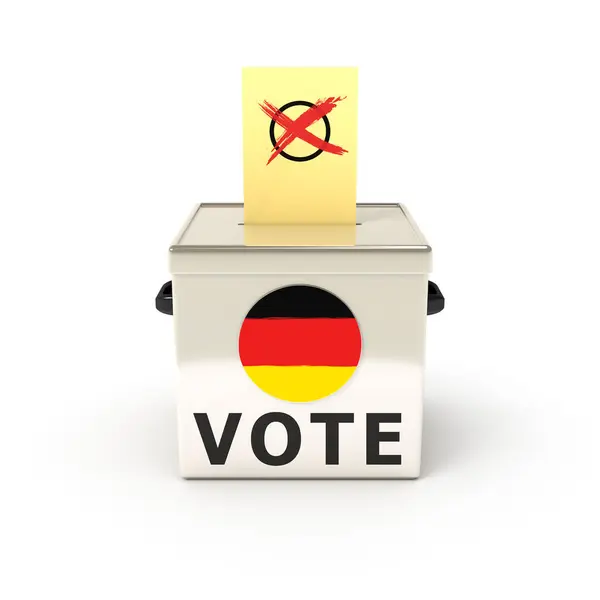 Ballot Box German Election — Stock Photo, Image